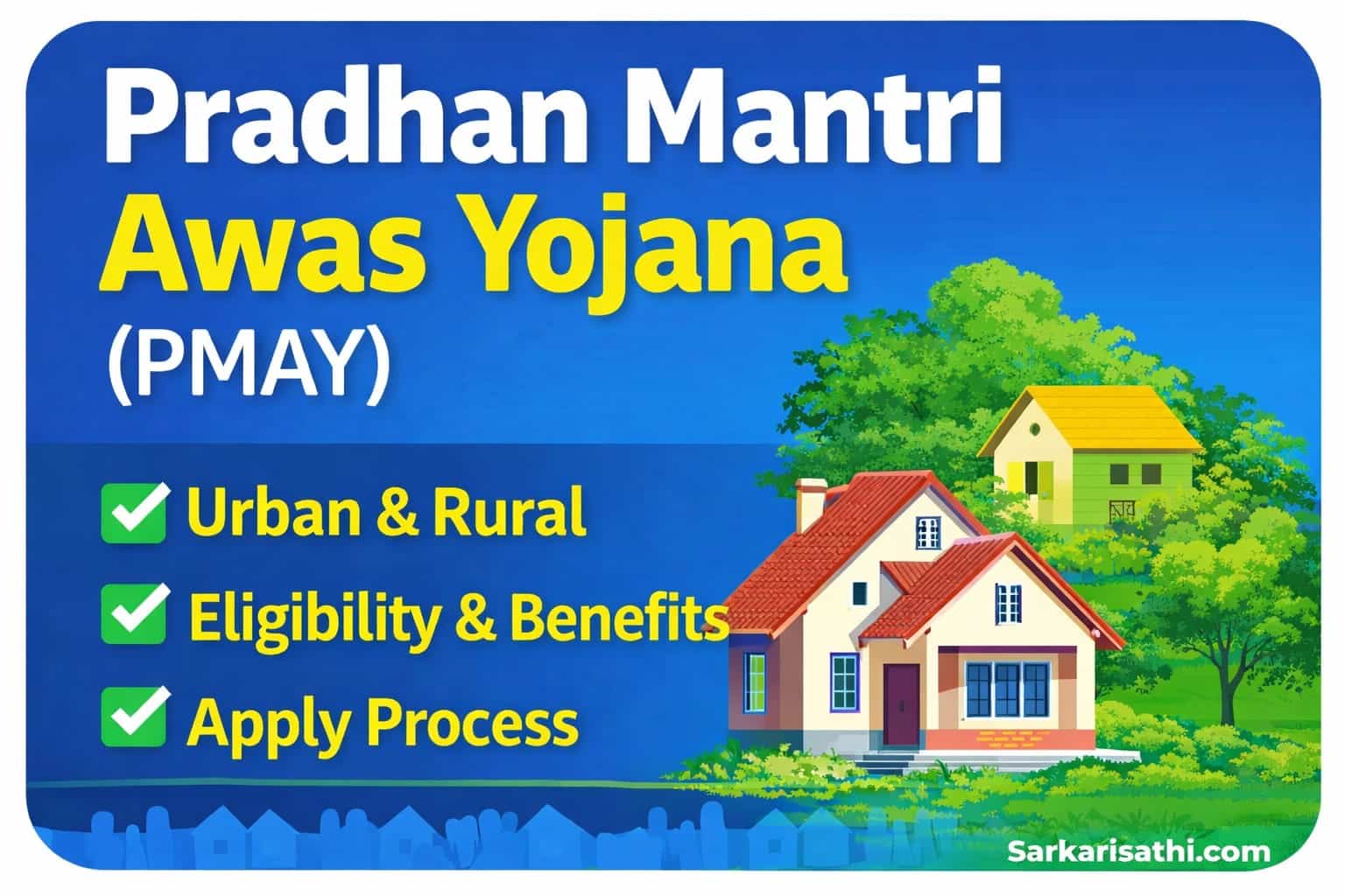 Pradhan Mantri Awas Yojana PMAY urban and rural housing scheme overview